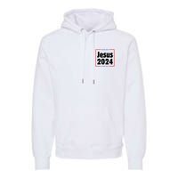 Vote For A King Jesus 2024 Premium Hoodie