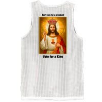 Vote For A King Jesus 2024 Mesh Reversible Basketball Jersey Tank