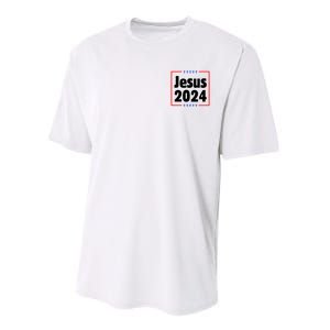 Vote For A King Jesus 2024 Performance Sprint T-Shirt