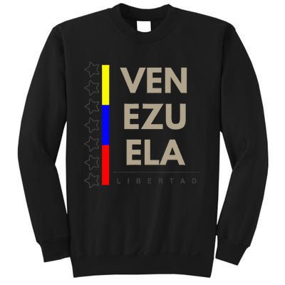 Venezuelan Flag Apparel With 7 Stars Libertad Tricolor Gift Sweatshirt