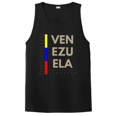 Venezuelan Flag Apparel With 7 Stars Libertad Tricolor Gift PosiCharge Competitor Tank