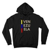 Venezuelan Flag Apparel With 7 Stars Libertad Tricolor Gift Tall Hoodie