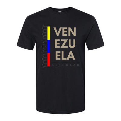 Venezuelan Flag Apparel With 7 Stars Libertad Tricolor Gift Softstyle® CVC T-Shirt