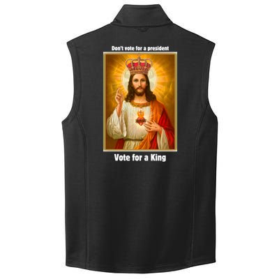 Vote For A King Jesus 2024 Collective Smooth Fleece Vest