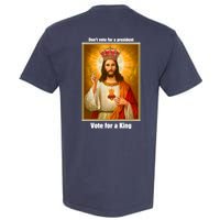 Vote For A King Jesus 2024 Garment-Dyed Heavyweight T-Shirt