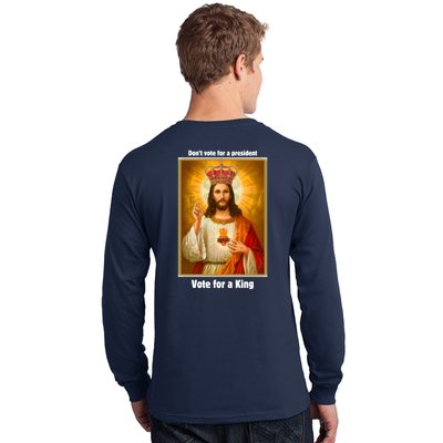 Vote For A King Jesus 2024 Long Sleeve Shirt