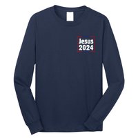 Vote For A King Jesus 2024 Long Sleeve Shirt