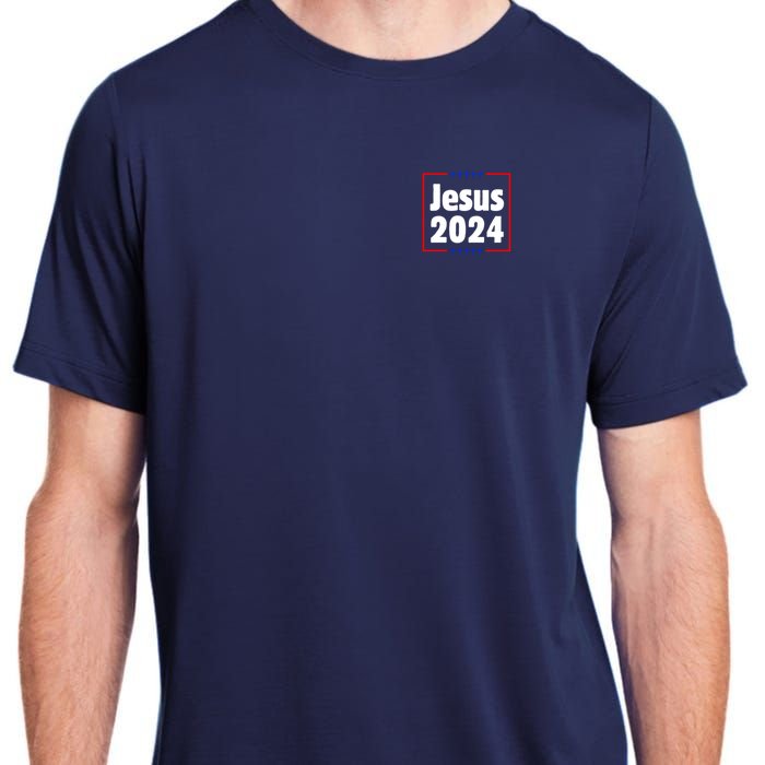 Vote For A King Jesus 2024 Adult ChromaSoft Performance T-Shirt