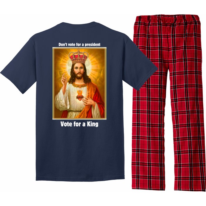 Vote For A King Jesus 2024 Pajama Set