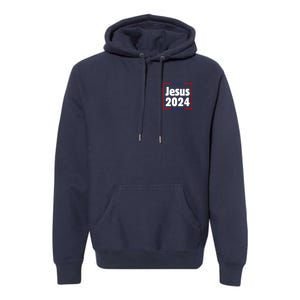 Vote For A King Jesus 2024 Premium Hoodie