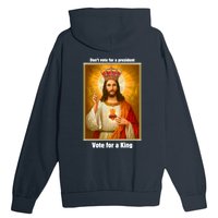 Vote For A King Jesus 2024 Urban Pullover Hoodie