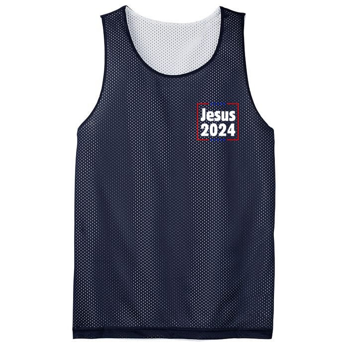 Vote For A King Jesus 2024 Mesh Reversible Basketball Jersey Tank