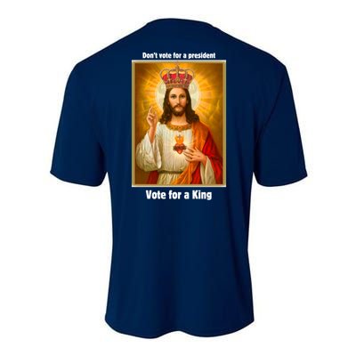 Vote For A King Jesus 2024 Performance Sprint T-Shirt