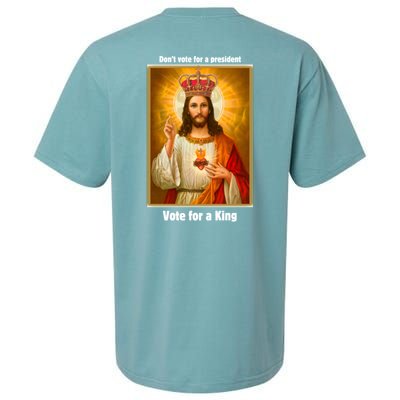 Vote For A King Jesus 2024 Sueded Cloud Jersey T-Shirt