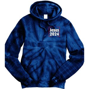 Vote For A King Jesus 2024 Tie Dye Hoodie