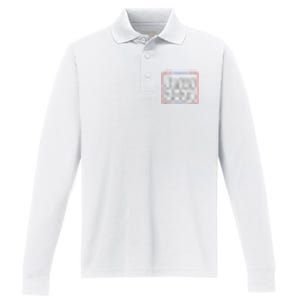 Vote For A King Jesus 2024 Performance Long Sleeve Polo