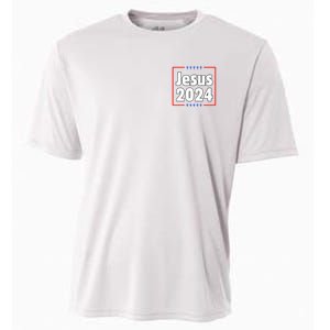 Vote For A King Jesus 2024 Cooling Performance Crew T-Shirt