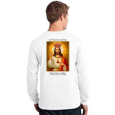 Vote For A King Jesus 2024 Long Sleeve Shirt