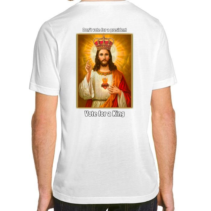 Vote For A King Jesus 2024 Adult ChromaSoft Performance T-Shirt