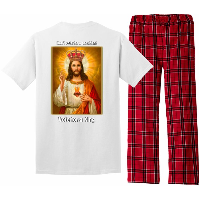 Vote For A King Jesus 2024 Pajama Set