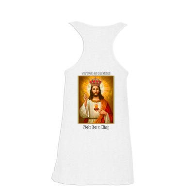 Vote For A King Jesus 2024 Ladies Essential Flowy Tank