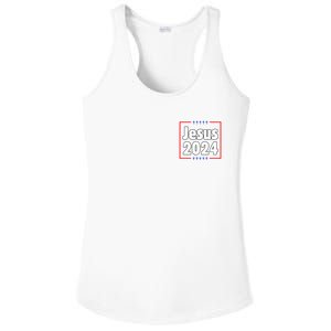 Vote For A King Jesus 2024 Ladies PosiCharge Competitor Racerback Tank