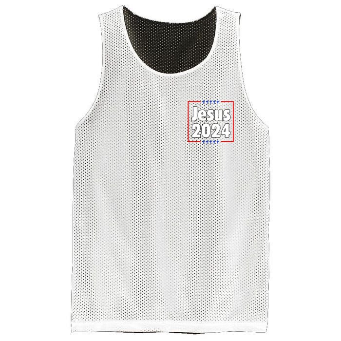 Vote For A King Jesus 2024 Mesh Reversible Basketball Jersey Tank