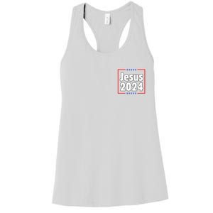 Vote For A King Jesus 2024 Women's Racerback Tank