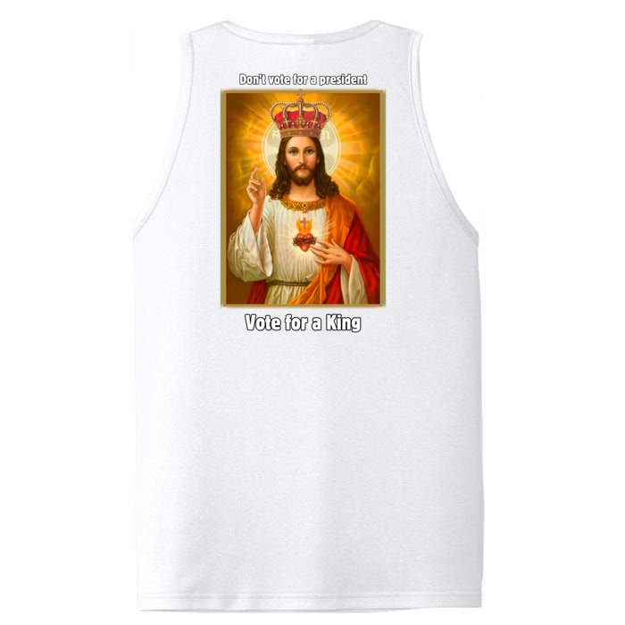 Vote For A King Jesus 2024 PosiCharge Competitor Tank