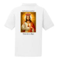 Vote For A King Jesus 2024 PosiCharge RacerMesh Polo