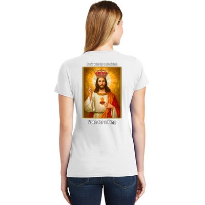 Vote For A King Jesus 2024 Women's T-Shirt