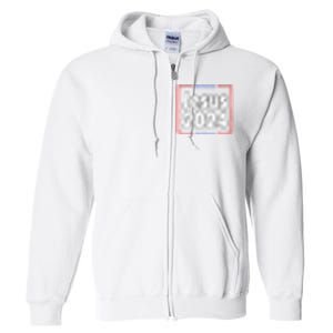 Vote For A King Jesus 2024 Full Zip Hoodie