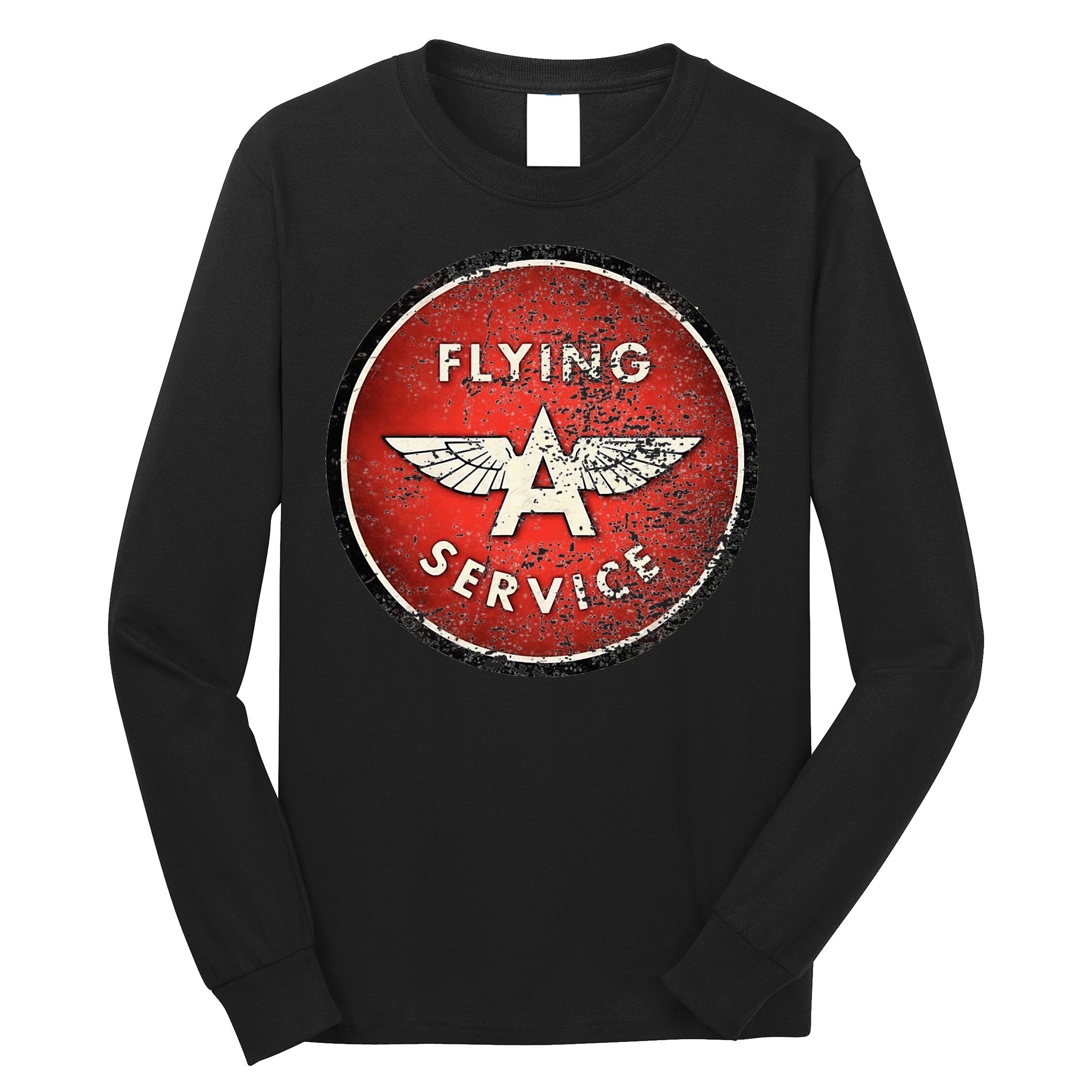 Vintage Flying A Gas Station Long Sleeve Shirt