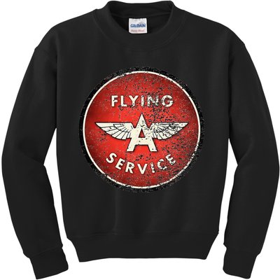 Vintage Flying A Gas Station Kids Sweatshirt