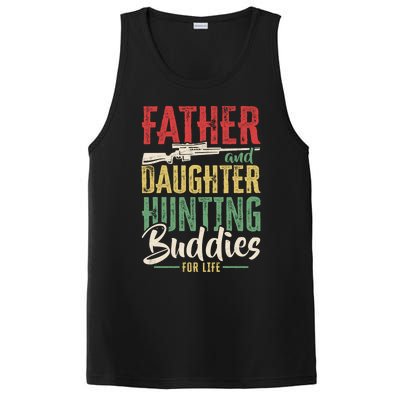 Vintage Father And Daughter Hunting Buddies Fathers Day Gift PosiCharge Competitor Tank