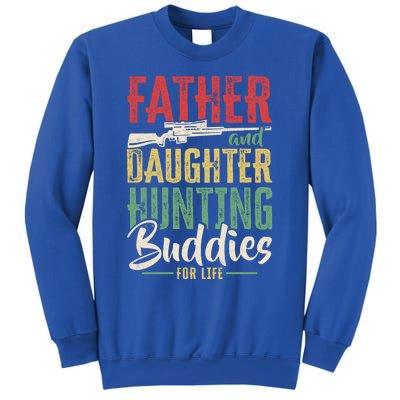 Vintage Father And Daughter Hunting Buddies Fathers Day Gift Sweatshirt