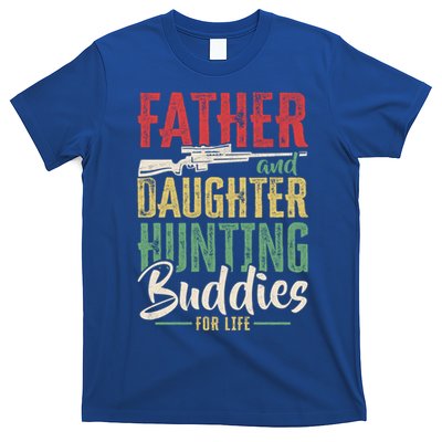 Vintage Father And Daughter Hunting Buddies Fathers Day Gift T-Shirt