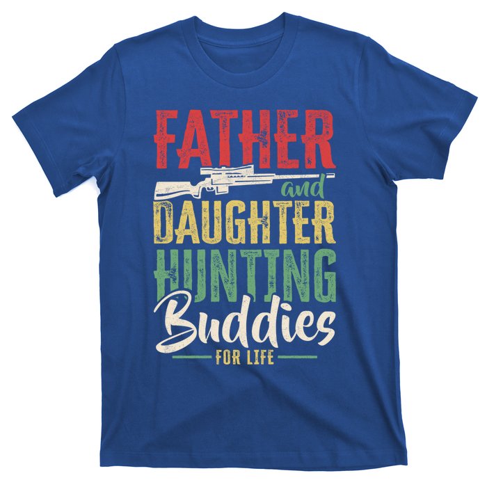 Vintage Father And Daughter Hunting Buddies Fathers Day Gift T-Shirt