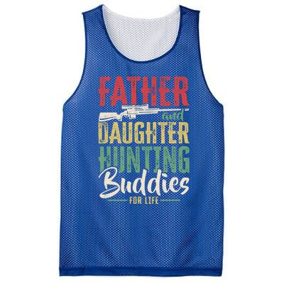 Vintage Father And Daughter Hunting Buddies Fathers Day Gift Mesh Reversible Basketball Jersey Tank