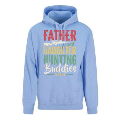 Vintage Father And Daughter Hunting Buddies Fathers Day Gift Unisex Surf Hoodie