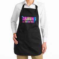Vintaeg F Around And Find Out Tie Dye Lover Gift Tee Apron