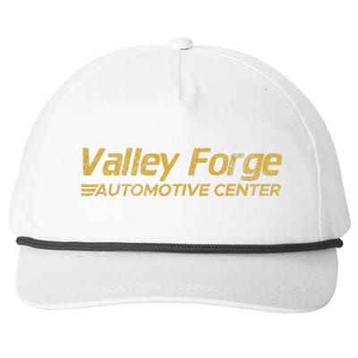 Valley Forge Automotive Distressed Look Snapback Five-Panel Rope Hat