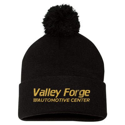 Valley Forge Automotive Distressed Look Pom Pom 12in Knit Beanie