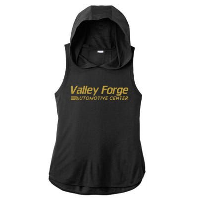 Valley Forge Automotive Center Funny Car Mechanics Gift Ladies PosiCharge Tri-Blend Wicking Draft Hoodie Tank