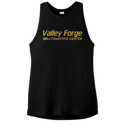 Valley Forge Automotive Center Funny Car Mechanics Gift Ladies PosiCharge Tri-Blend Wicking Tank