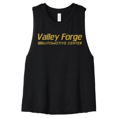 Valley Forge Automotive Center Funny Car Mechanics Gift Women's Racerback Cropped Tank