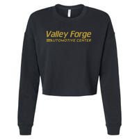 Valley Forge Automotive Center Funny Car Mechanics Gift Cropped Pullover Crew