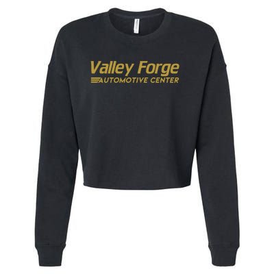 Valley Forge Automotive Center Funny Car Mechanics Gift Cropped Pullover Crew