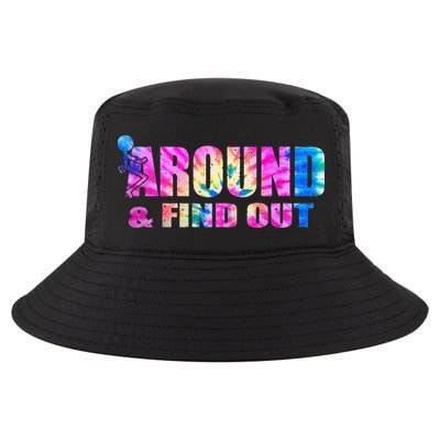 Vintaeg F Around And Find Out Tie Dye Lover Gift Cool Comfort Performance Bucket Hat