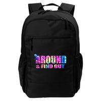 Vintaeg F Around And Find Out Tie Dye Lover Gift Backpack